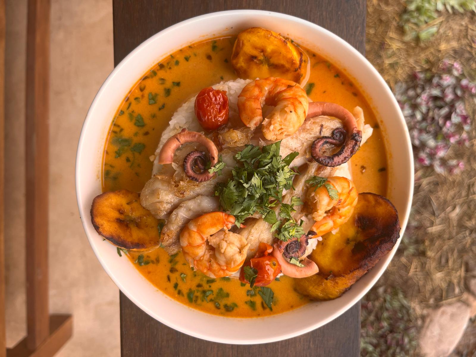 Tapado seafood soup — Garifuna tradition